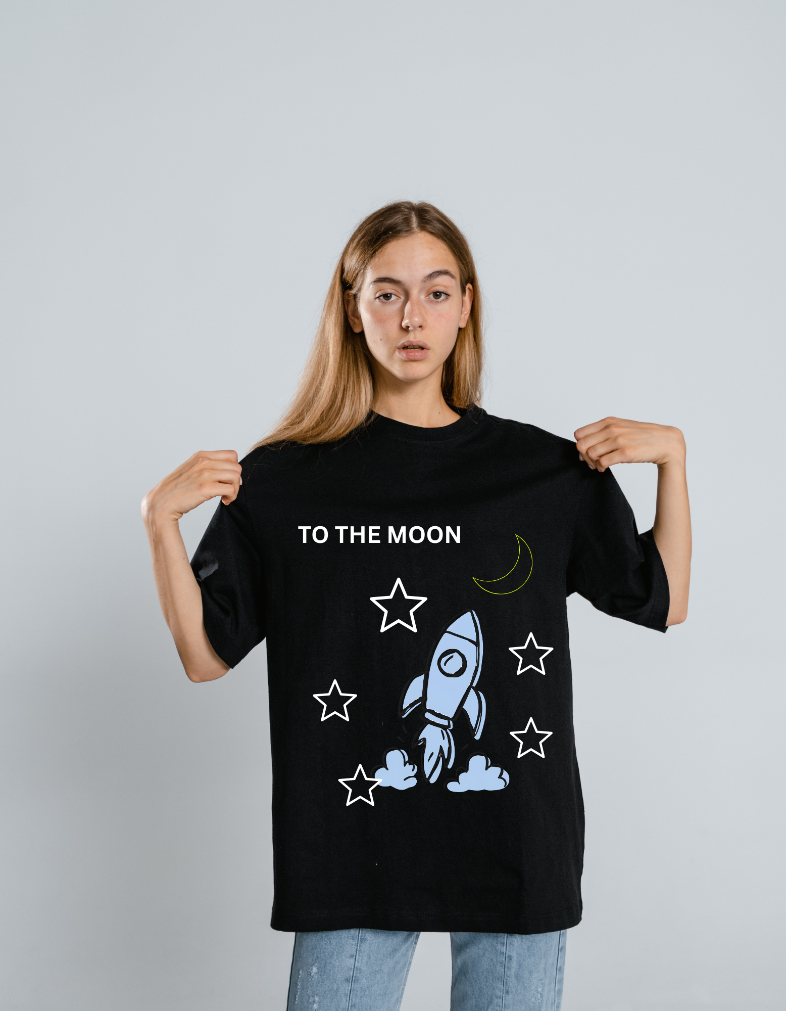 to the moon t-shirt